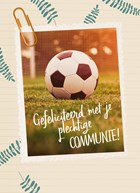 voetbal communie